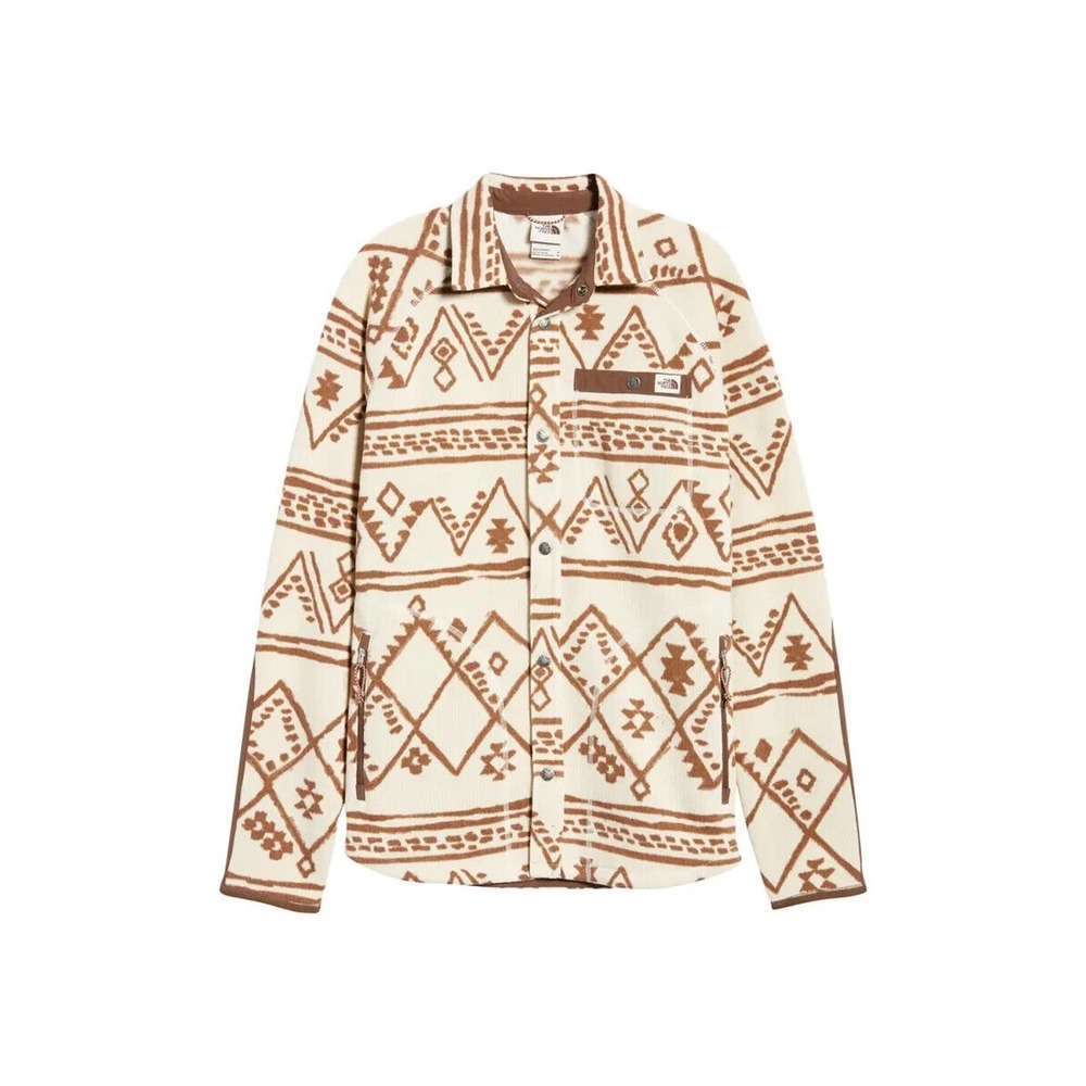 The North Face Printed Gordon Lyons Shacket Geo Print Men's Size Large H14146 - Picture 14 of 16